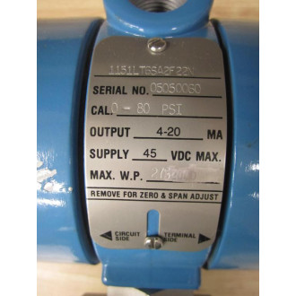Fisher Rosemount 1151LT6SA2F22N Pressure Transmitter - New No Box