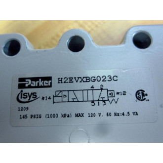 Parker H2EVXBG023C Isys Solenoid Valve - Used