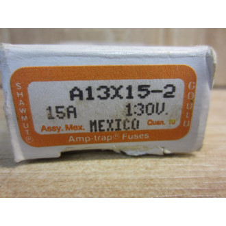 Shawmut A13X15-2 Gould Fuse A13X152 Amp Trap (Pack of 10)