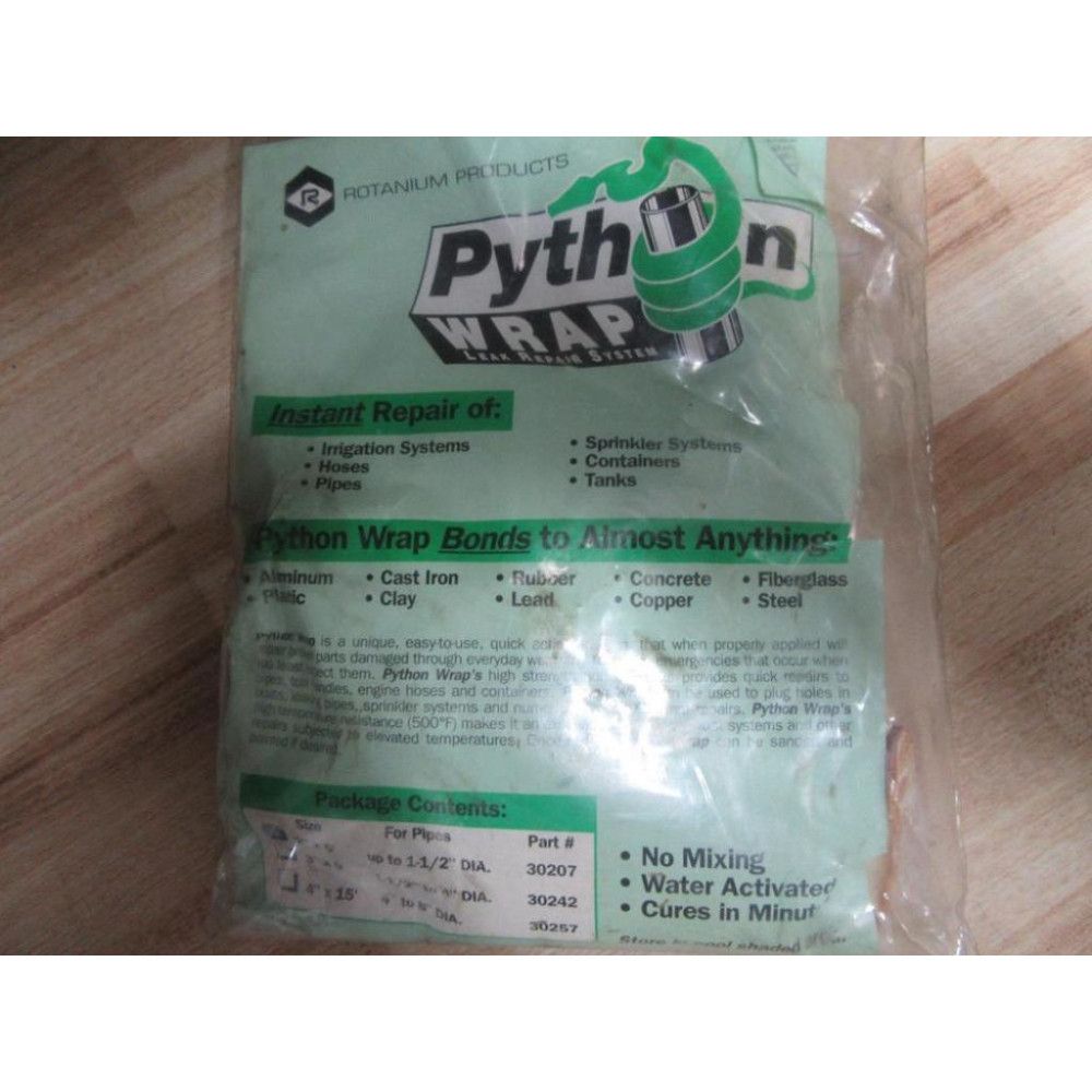 Rotanium 30207 Leak Repair Kit For Pipes Up To 1-12"