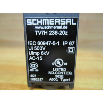 Schmersal TV7H 236-20z Limit Switch TV7H23620z - New No Box