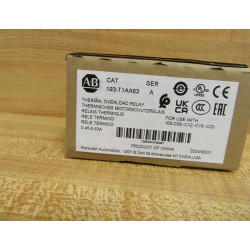 Allen Bradley 193-T1AA63 Thermal Overload Relay 193T1AA63