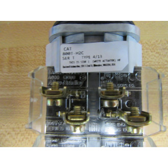 Allen Bradley 800T-H2C Selector Switch WO Legend