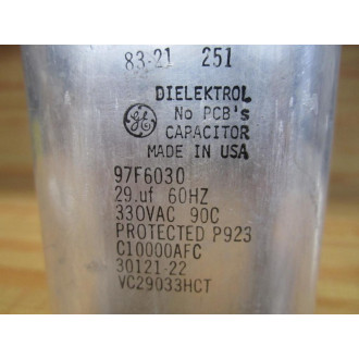 General Electric 97F6030 Dielektrol Capacitor - Used