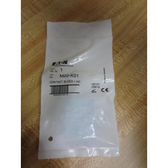 Moeller Klockner M22-K01 Eaton Block M22K01 Cutler Hammer