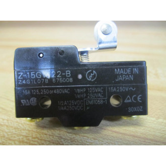 Omron Z-15GW22-B Limit Switch wRoller  Z15GW22B - New No Box