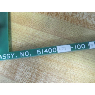 Honeywell 51400-671-100 PC Board 51400671100 - Used