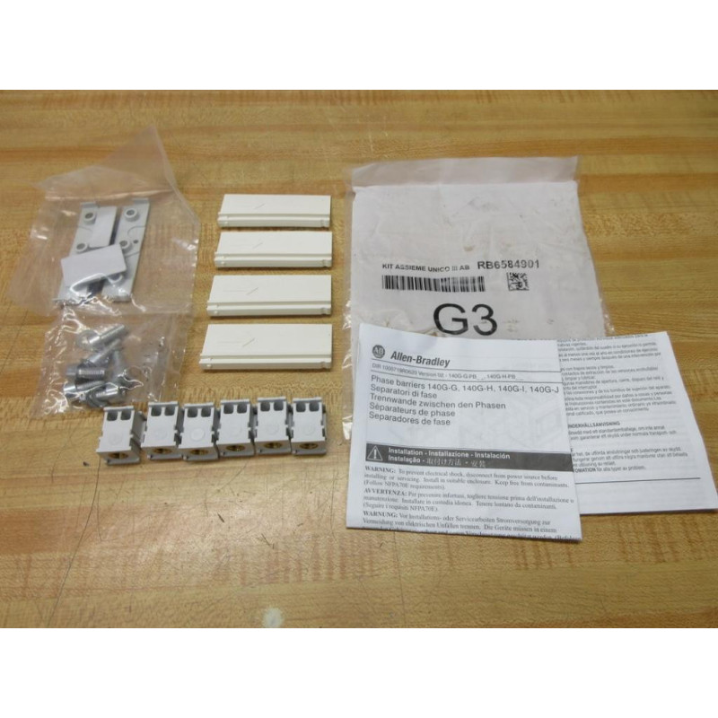 Allen Bradley RB6584901 Phase Barrier Kit G3