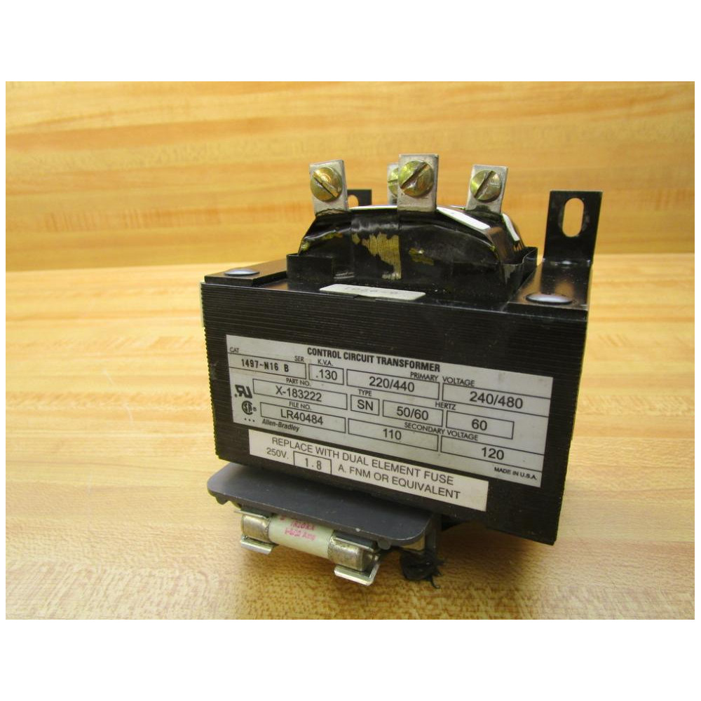 Allen Bradley 1497-N16 Transformer X-183222 Series B - Used