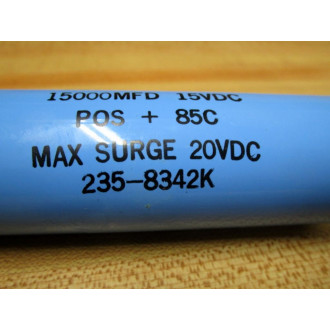 Mallory CGS153U015R4C Capacitor 15000MFD 15VDC - New No Box