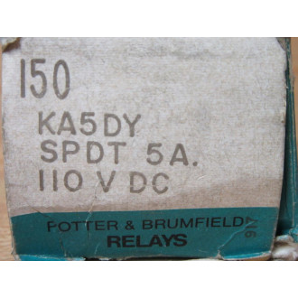 Potter & Brumfield KA-5DY-110 Relay KA5DY110