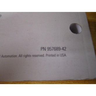 Allen Bradley 957689-42 Step & Configuration Manual 95768942 - Used