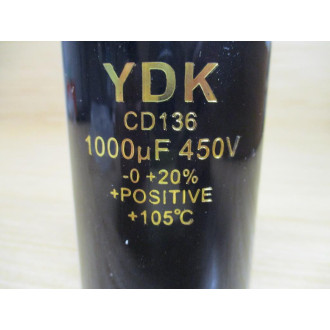 YDK CD136 Capacitor 1000µF 450V - New No Box