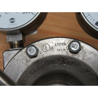 Meco 0-1-L Compressed Gas Regulator O-1-L Missing 1 Glass - New No Box