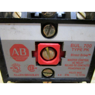 Allen Bradley 700-PK600A1 Control Relay 700PK600A1 - New No Box