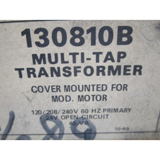 Honeywell 130810B Cover Mounted Transformer