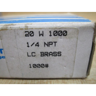 Ashcroft 20W 1005PH 02L 1 000 Gauge 1000