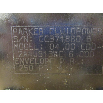 Parker 04.00 CDD2ANUS13AC 6.00 Cylinder - Used