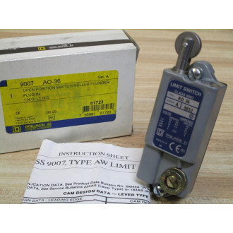 Square D 9007-AO36 Limit Switch 9007-A036