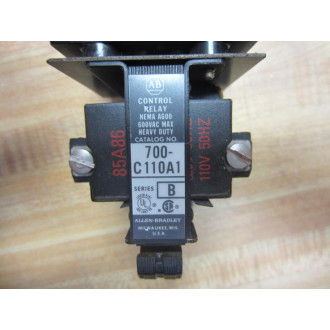 Allen Bradley 700-C110A1 Relay 700C110A1 Coil 85A86 - Used