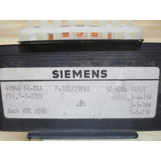 Siemens 4AM49 64-7AA Transformer 4AM49647AA - New No Box