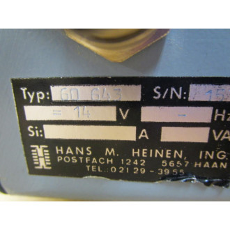 Jagenberg 60 643 Pulse Signal 60643 - New No Box