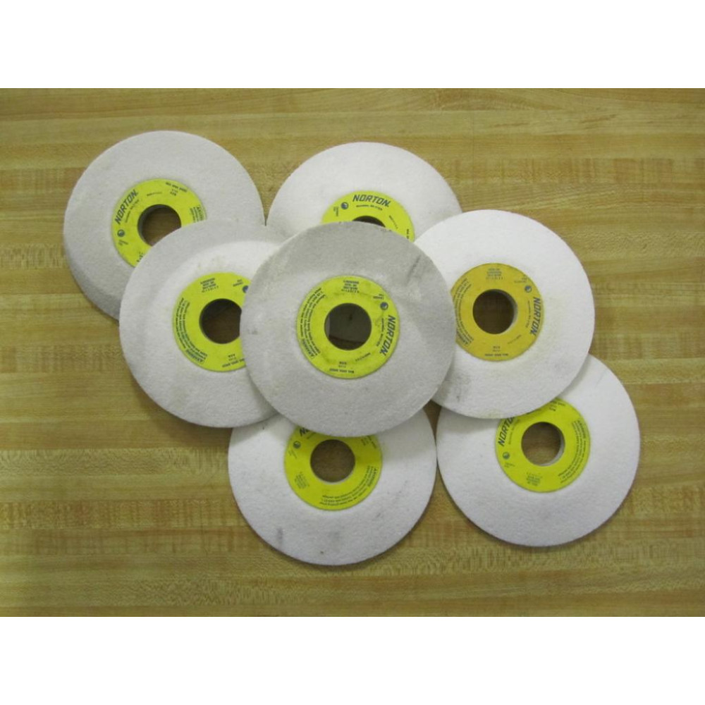 Norton 38A46-JVBE 6X12X1-14 Wheel Pack Of 7 - New No Box
