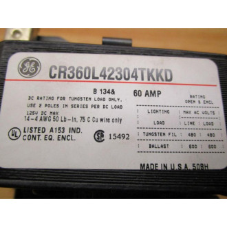 GE General Electric CR360L42304TKKD Contactor - New No Box