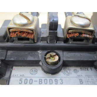 Allen Bradley 500-BOD-93 Contactor 500-B0D-93 Series B - Used