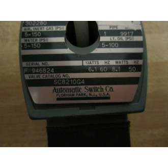 Asco SC8210G4 Valve - Used