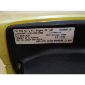 PSC QS6000PLUS Barcode Scanner Class 668712-014006-0000 - Used