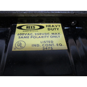 Rees 01981-002 01981002 Pushbutton Switch