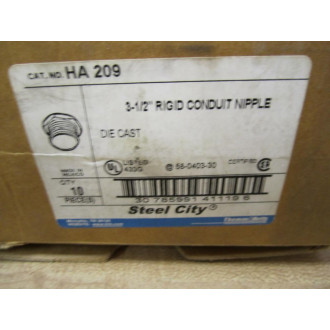 Thomas And Betts HA 209 Conduit Nipples (Pack of 10)
