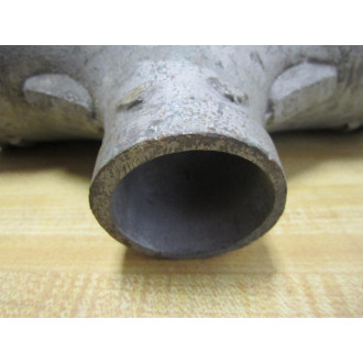 Victaulic 4 X 4 X 2 Style 25 Reducing Tee - New No Box