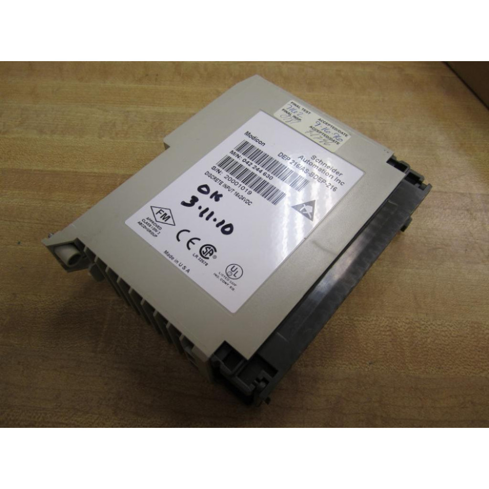 Schneider DEP 216AS-BDEP-216 Discrete Input DEP216ASBDEP216 - Used