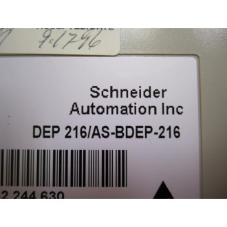 Schneider DEP 216AS-BDEP-216 Discrete Input DEP216ASBDEP216 - Used