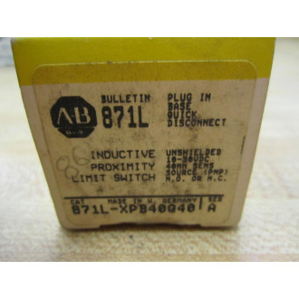 Allen Bradley 871L-XPB40Q40 Limit Switch 871LXPB40Q40
