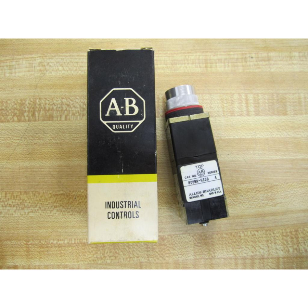 Allen Bradley 800MR-H33BB Selector Switch 800MRH33B "No Key"