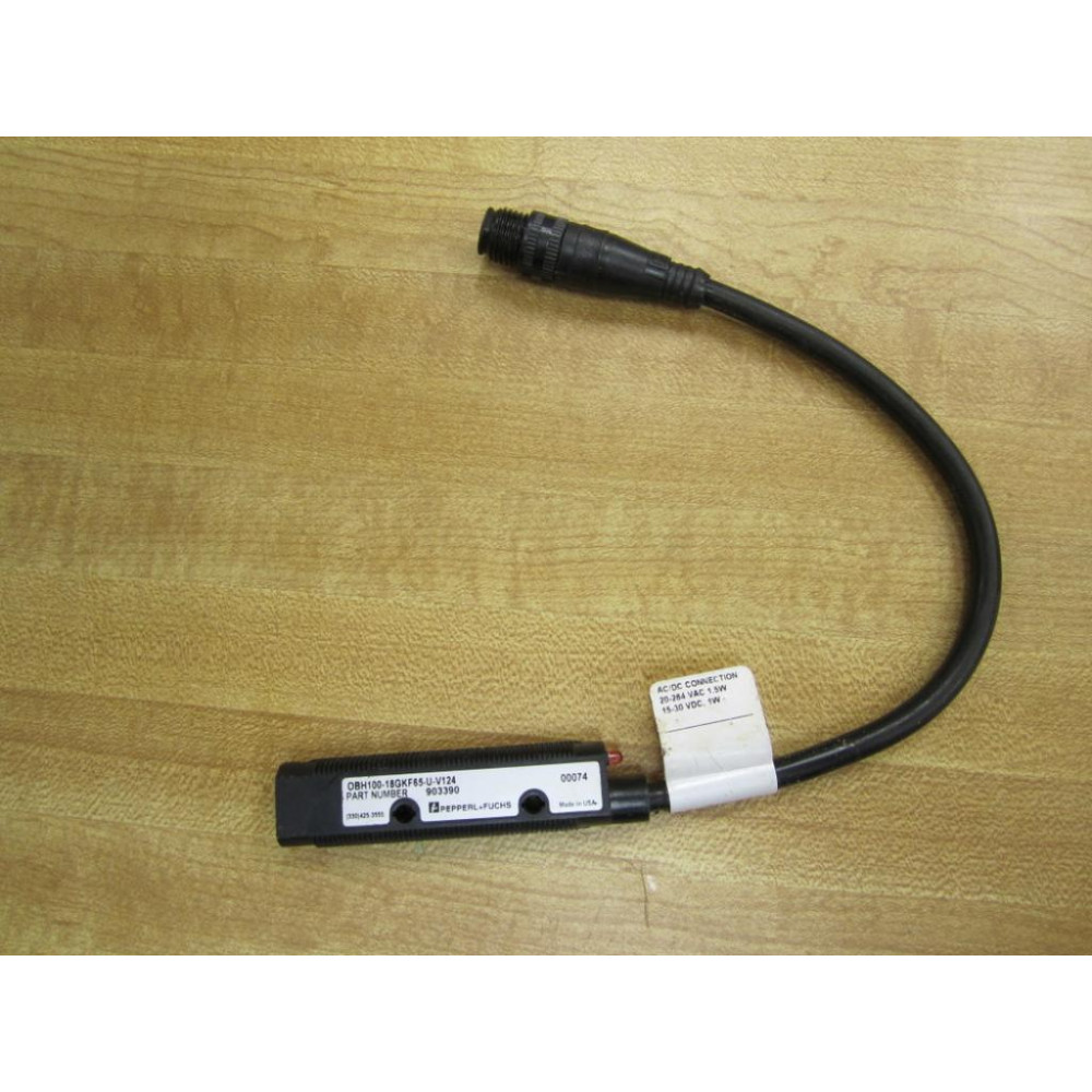 Pepperl + Fuchs 903390 Photoelectric OBH100-18GKF65-U-V124 - New No Box