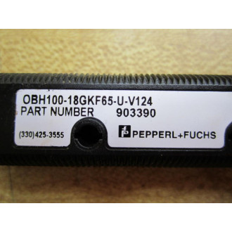 Pepperl + Fuchs 903390 Photoelectric OBH100-18GKF65-U-V124 - New No Box
