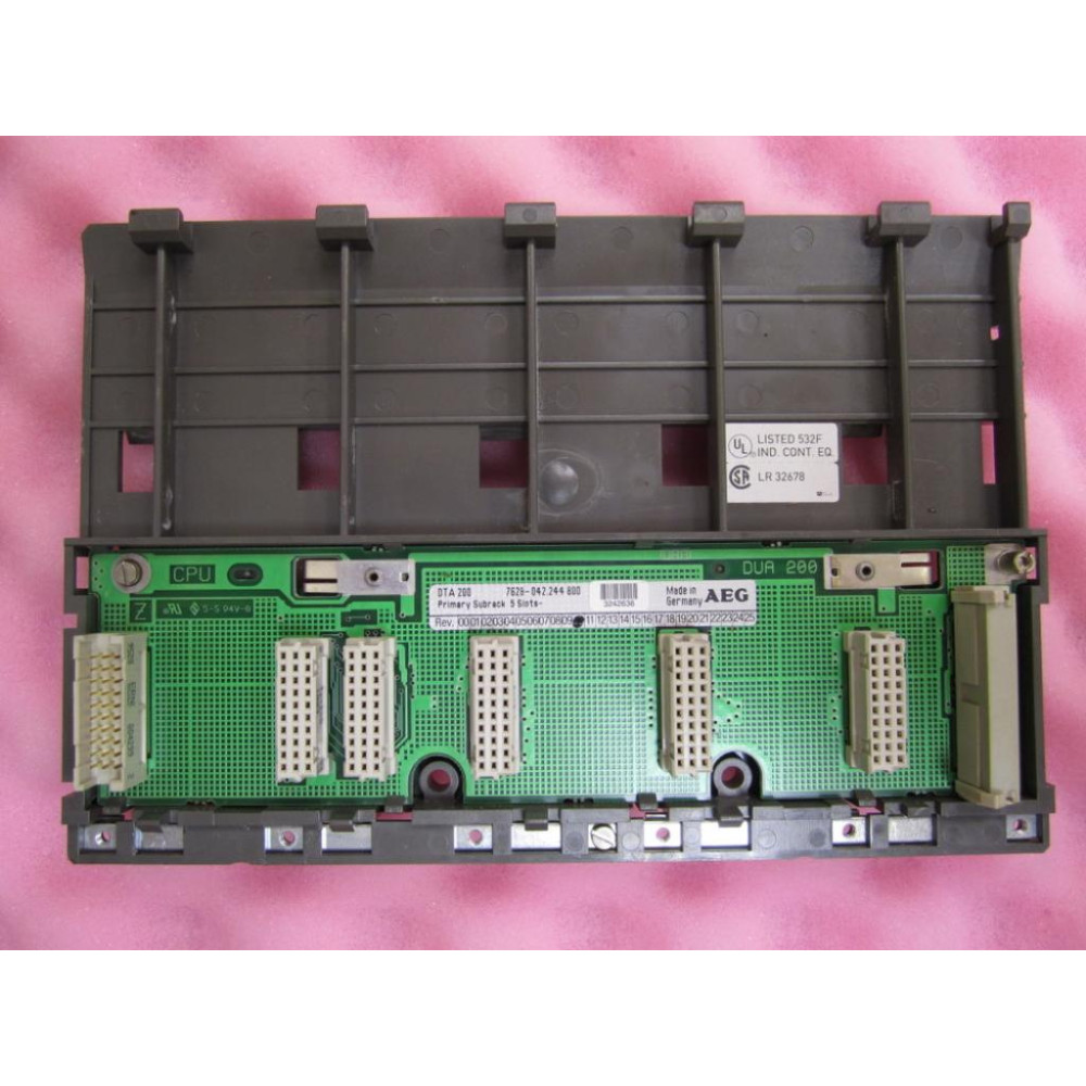 AEG DTA 200 5-Slot Primary Subrack Rev. 10 - Used