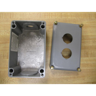 Square D 9001 KYK21 Push Button Enclosure - Used