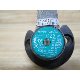 Pepperl + Fuchs NJ2-D-US-1.025-V93 Sensor NJ2DUS1025V93 - Used