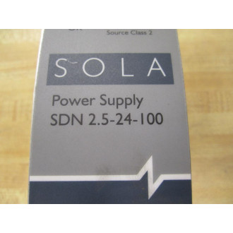 Sola Electric SDN 2.5-24-100 Power Supply SDN2524100 - New No Box