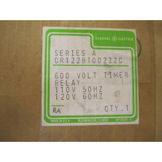 GE General Electric CR122BT00222C Industrial Timer
