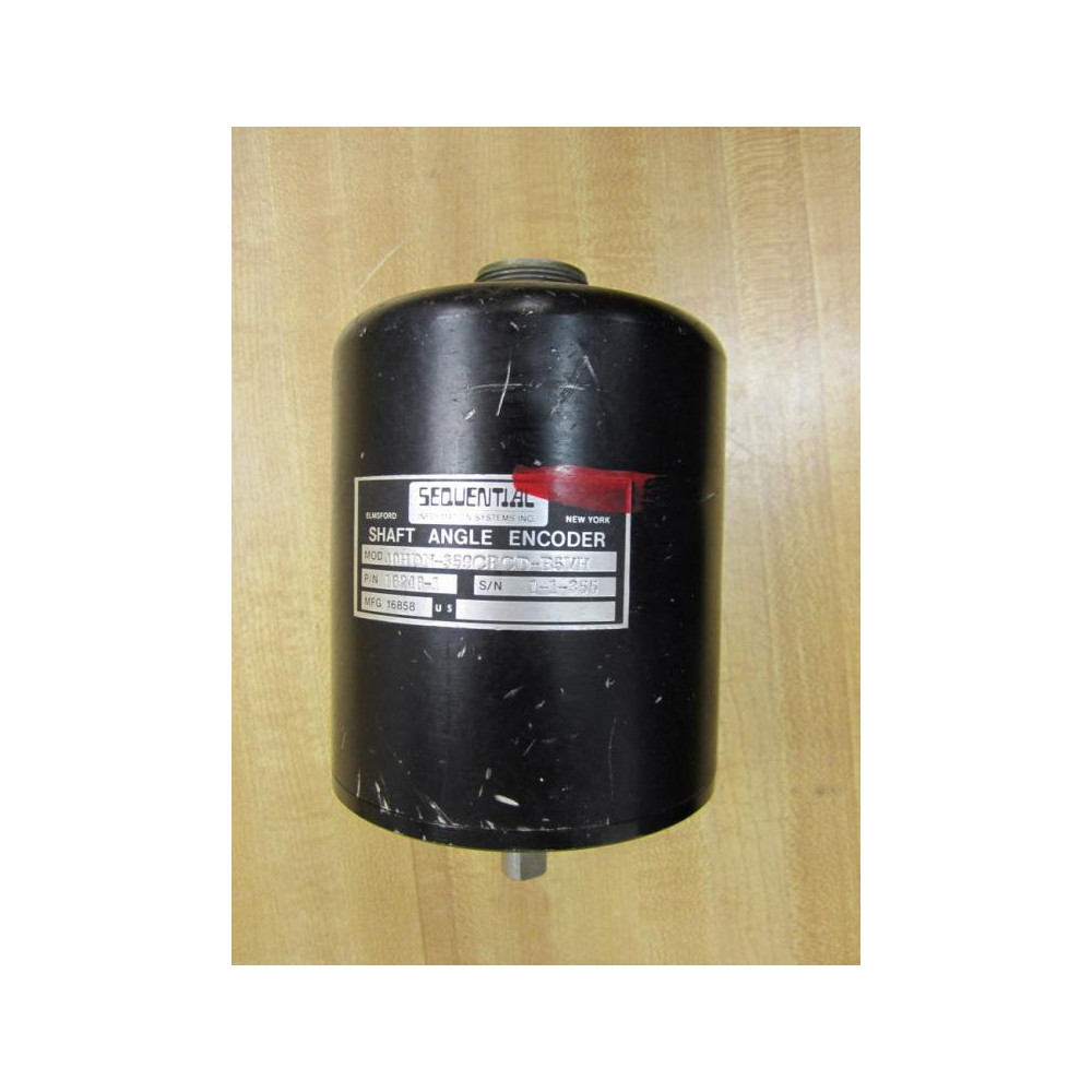 Sequential Information Systems 16246-1 Encoder 16858 40HDN-359CBCD-B5VH - Used