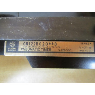 General Electric CR122B02002B Timer Relay CR122B020**B