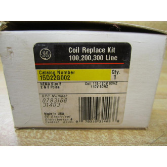 General Electric 15D22G002 GE Coil Series A