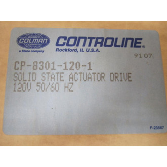 Barber Colman CP-8301-120-1 Actuator Drive
