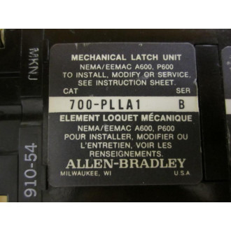 Allen Bradley 700-P400A1 Relay wPL236 - New No Box